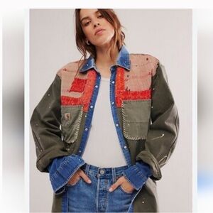 Tricia Fix x Free People Carhartt Multicolor Jacket. Price Firm